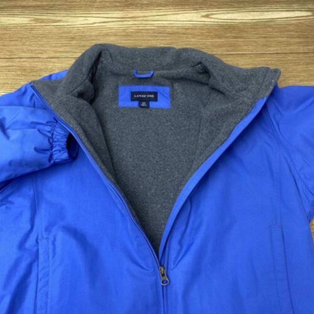 Lands End Winter Jacket Windproof Coat - image 3